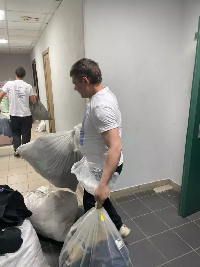 Подъем стройматериалов на этаж