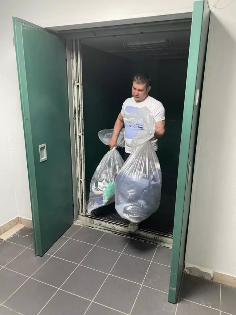 Подъем стройматериалов на этаж