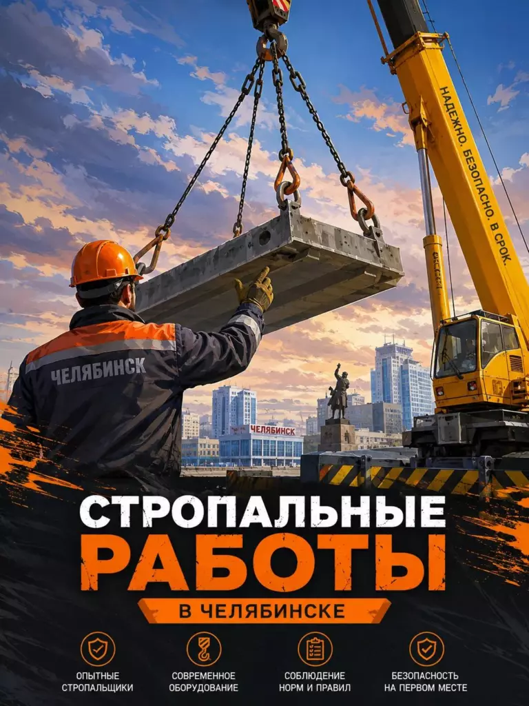 Стропальные работы в Челябинске