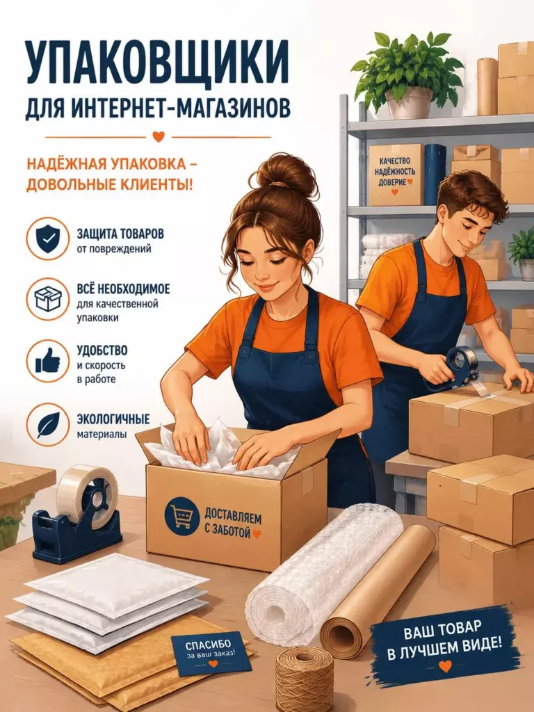 Упаковщики для интернет-магазинов