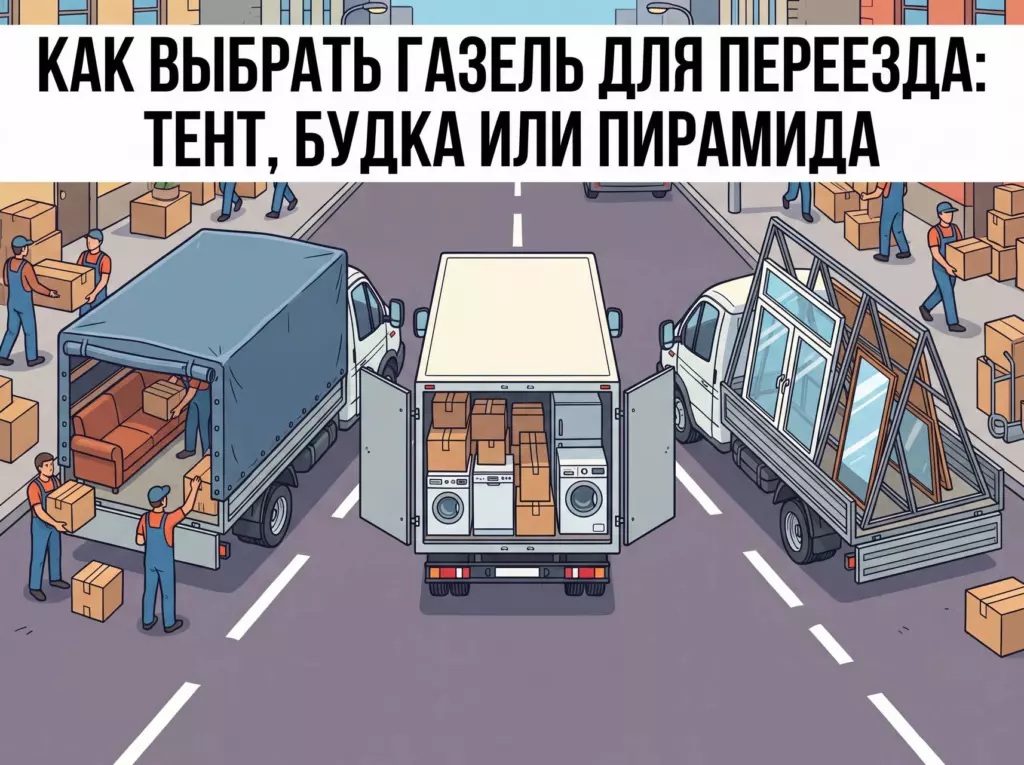 Выбрать газель для переезда